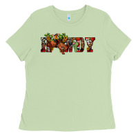 Matcha Christmas Howdy Bronco Rodeo Ladies Tee - JahusDesignShop