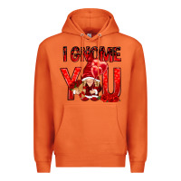 Carrot I gnome you with roses Valentine's Day Premium Hoodie - HowdyJamesFarm