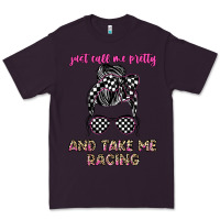 Plum just call me pretty and take me racing Premium Tee - JahusDesignShop