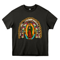Asphalt our lady of guadalupe rainbow Heavy Core Tee - JahusDesignShop