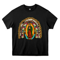 Black our lady of guadalupe rainbow Heavy Core Tee - JahusDesignShop