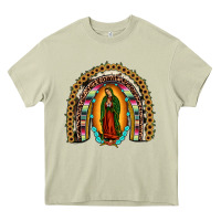 Mossy our lady of guadalupe rainbow Heavy Core Tee - JahusDesignShop
