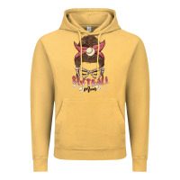 Vintage Mustard softball mom Vintage Hoodie - MaliasSmallBusiness