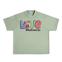 Oil Green love real estate life Urban Heavy Tee - MaliasSmallBusiness