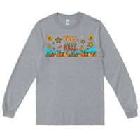 Heather Grey fall sweet fall libbey glass Long Sleeve Tee - BundleAndBundleShop