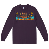 Plum fall sweet fall libbey glass Long Sleeve Tee - BundleAndBundleShop