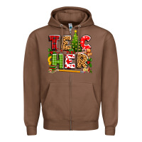 Chestnut teacher christmas Zipper Hoodie - texasbilliewilder