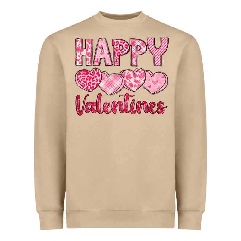 Happy Valentines Heavyweight Sweatshirt by LillyAllenDesigns | Teevron