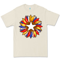 Bone american flag and sunflower with star Premium Tee - Artiststas