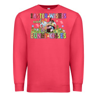 Cardinal Easter wishes and bunny kisses Easter gnomies  Eas Premium Sweatshirt - CowGirlArtShop