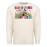 Sandshell Easter wishes and bunny kisses Easter gnomies  Eas Premium Sweatshirt - CowGirlArtShop