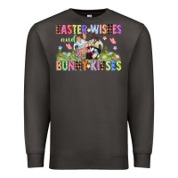 Smoke Easter wishes and bunny kisses Easter gnomies  Eas Premium Sweatshirt - CowGirlArtShop
