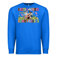 True Royal Easter wishes and bunny kisses Easter gnomies  Eas Premium Sweatshirt - CowGirlArtShop