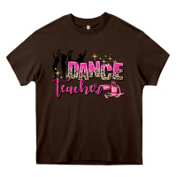 Chocolate Brown dance teacher Heavy Core Tee - AdoDesignShop