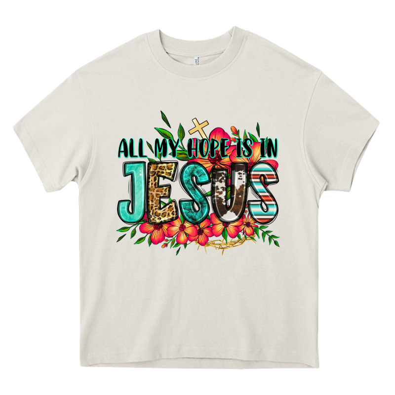 All My Hope Is In Jesus Heavy Core Tee by Jasminsmagicworld | Teevron