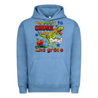 Pigment Pebble Blue ready to crush 2nd grade Urban Hoodie - BundleAndBundleShop
