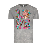Cloud Rock love little cute cow Vintage Tee - NancyCooperArtShop
