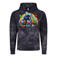 Cloud Black childcare life Vintage Hoodie - MaliasSmallBusiness