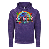 Cloud Purple childcare life Vintage Hoodie - MaliasSmallBusiness