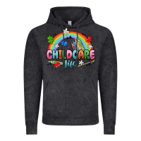 Vintage Black childcare life Vintage Hoodie - MaliasSmallBusiness