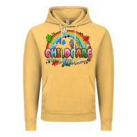 Vintage Mustard childcare life Vintage Hoodie - MaliasSmallBusiness