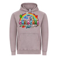 Vintage Zinc childcare life Vintage Hoodie - MaliasSmallBusiness