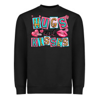 Black hugs and kisses Heavyweight Sweatshirt - LillyAllenDesigns
