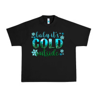 Black baby its cold outside Urban Heavy Tee - NancyCooperArtShop