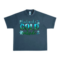 Midnight Navy baby its cold outside Urban Heavy Tee - NancyCooperArtShop