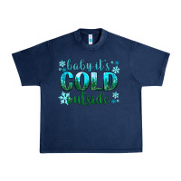 Navy baby its cold outside Urban Heavy Tee - NancyCooperArtShop