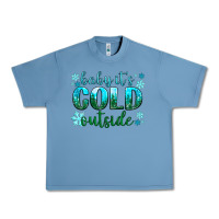 Pebble Blue baby its cold outside Urban Heavy Tee - NancyCooperArtShop