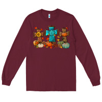 Fall Tree Cross Long Sleeve Tee | Teevron