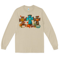 Mushroom fall tree cross Long Sleeve Tee - BundleAndBundleShop