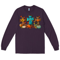 Plum fall tree cross Long Sleeve Tee - BundleAndBundleShop