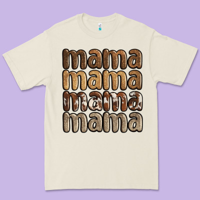 Faux Sequins Mama Premium Tee Designed By Jahusdesignshop