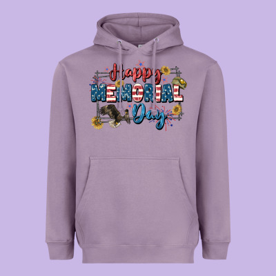Happy Memorial Day 4th Of July Heavyweight Hoodie Designed By Cowgirlartshop
