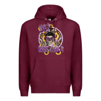 Burgundy def unstable Premium Hoodie - CowGirlArtShop