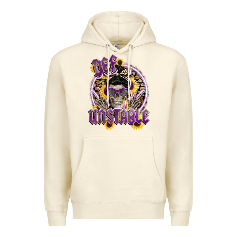 Def Unstable Premium Hoodie by CowGirlArtShop | Teevron