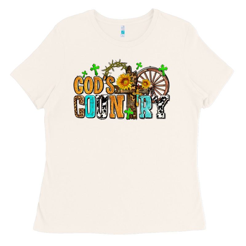 Gods Country Ladies Tee by AdoDesignShop | Teevron
