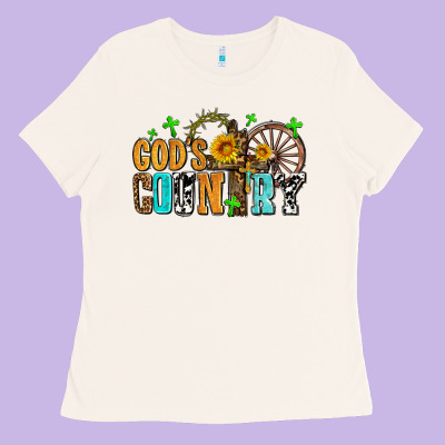 Gods Country Ladies Tee Designed By Adodesignshop