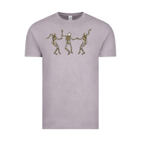 Vintage Zinc dancing skeletons Vintage Tee - MaliasSmallBusiness