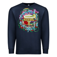 Navy Mamacita needs a Margarita Mexico Premium Sweatshirt - HowdyJamesFarm