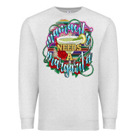 Oatmeal Heather Mamacita needs a Margarita Mexico Premium Sweatshirt - HowdyJamesFarm
