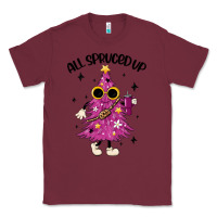 Burgundy all spruced up Classic Tee - MaliasSmallBusiness