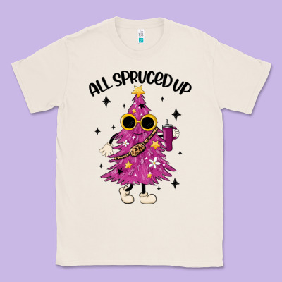 All Spruced Up Classic Tee Designed By Maliassmallbusiness