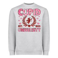Heather Grey cupid university Heavyweight Sweatshirt - LillyAllenDesigns