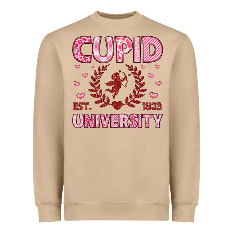 Cupid University Heavyweight Sweatshirt by LillyAllenDesigns | Teevron