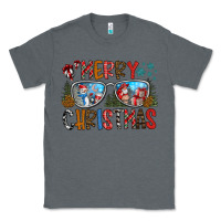 Charcoal Heather merry christmas Classic Tee - CowhideDigitalArt
