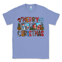 Colony Blue merry christmas Classic Tee - CowhideDigitalArt