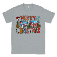 Heather Grey merry christmas Classic Tee - CowhideDigitalArt